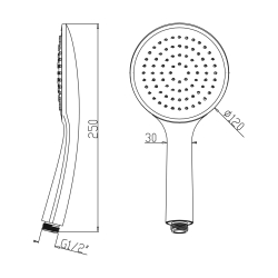 Ручна лійка SHOWER SYSTEMS 145 510 8 BRUMA
