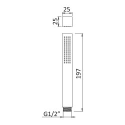 Тримач для ручної лійки SHOWER SYSTEMS 145 519 8 BRUMA