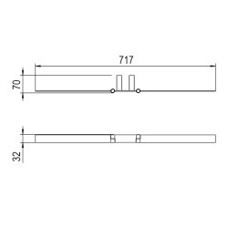 Рушникотримач CUBIS 176 000 5 BRUMA